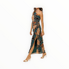Hutch Siona Dress - Teal/Multi Inverted Sketch Floral