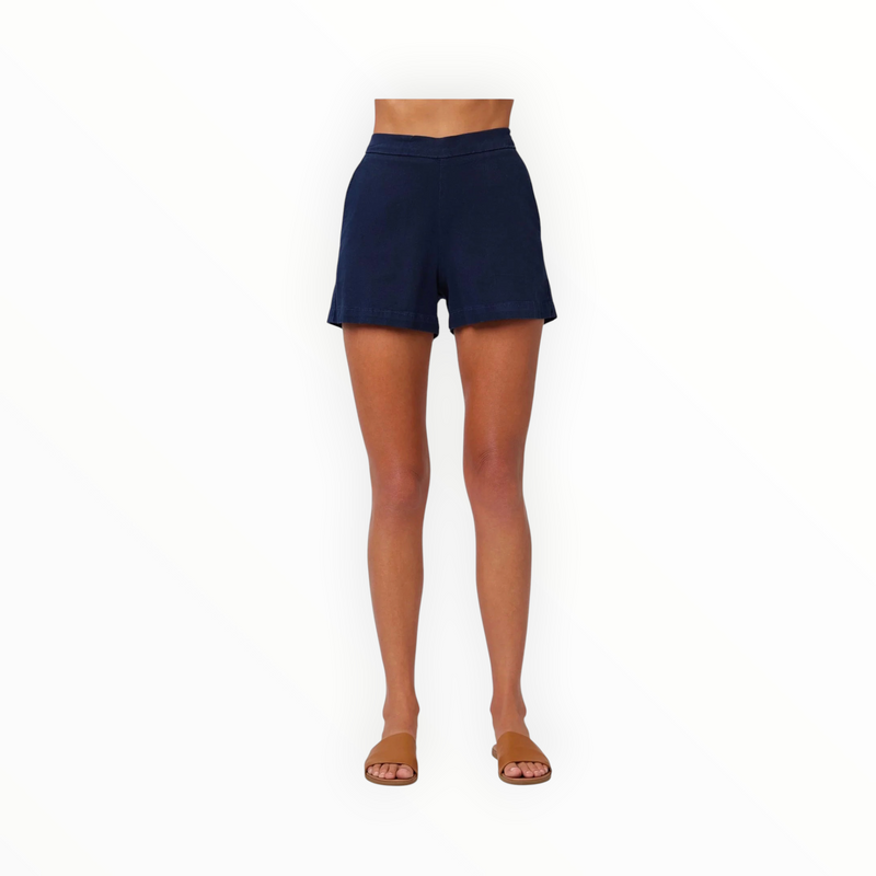 Bella Dahl Catalina Clean Front Short - Harbor Navy