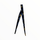 rw&a clothing Kitenge Tie Belt - Black