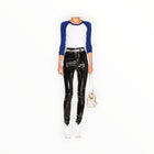 Enza Costa Baseball Tee - Blue/White