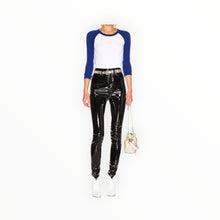 Enza Costa Baseball Tee - Blue/White