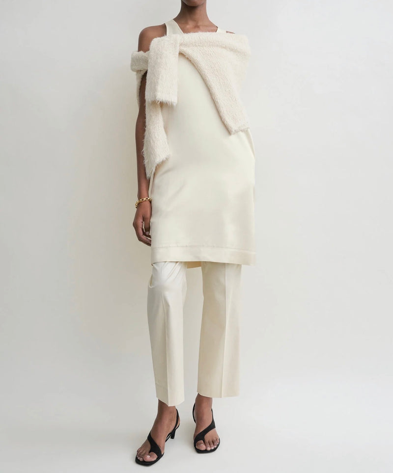 TOTÊME Scoop-Neck Dress - Ecru