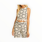 Caballero Isabelle Lace Top - Ivory/Black