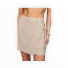 Z Supply Ellery Linen Wrap Mini Skirt - Flax