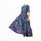 Connor & Blake Joy Dress - Crazy Zebra Green