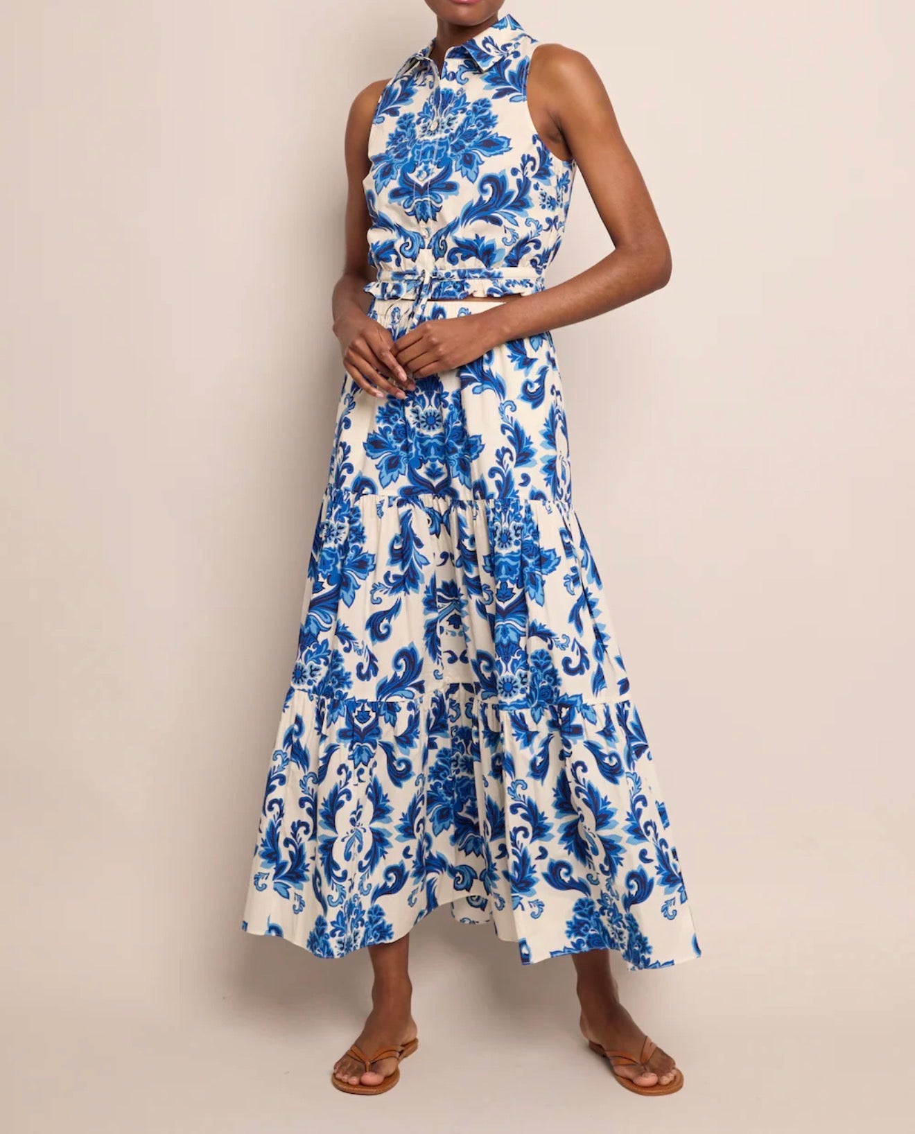 Cara Cara Melanie Skirt - Fiore Evening Blue