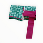 Ninaleuca Woven Tie Belt - Green/White/Pink
