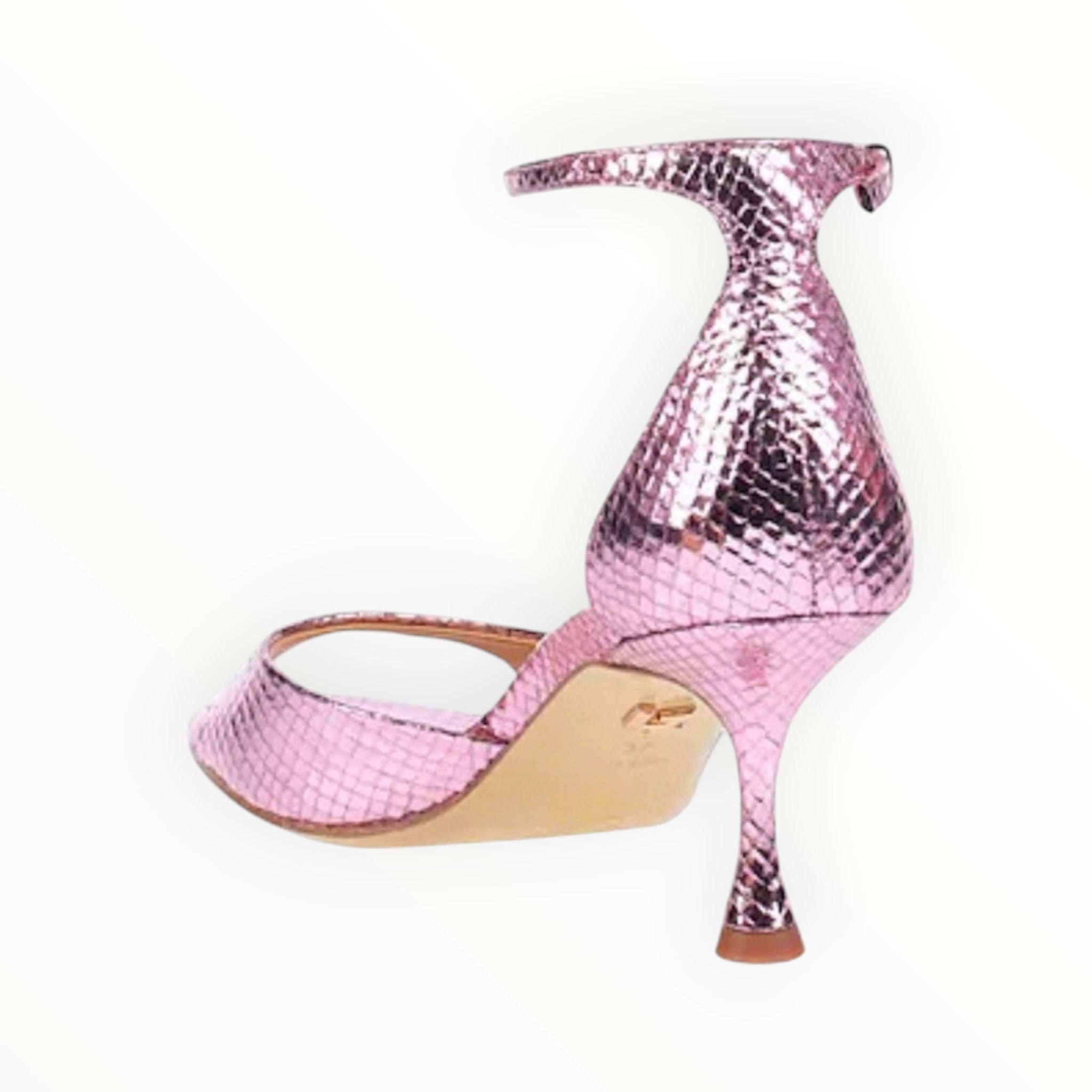 Lola Cruz Kumala Sandal - Platinum - Rosa