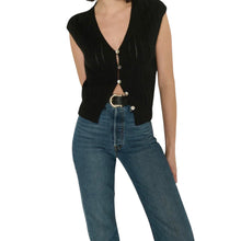 Nation Ltd Morganna Sweater Vest - Jet Black