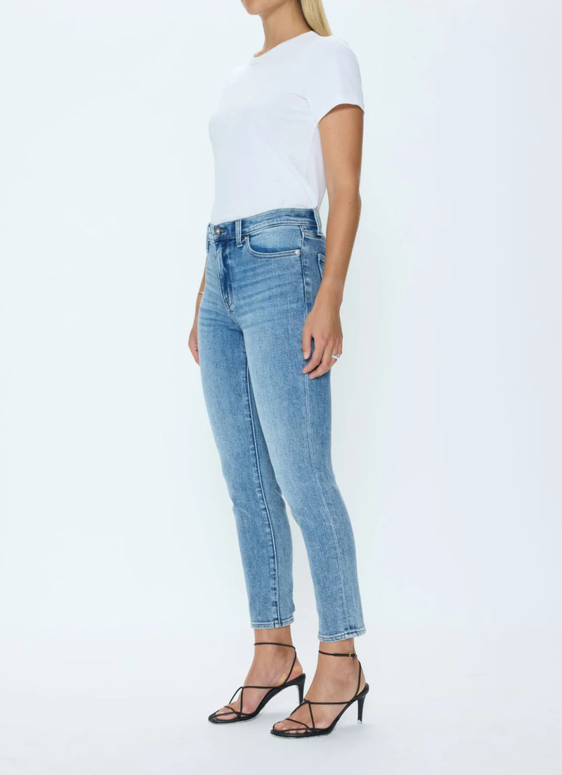Pistola Madi High Rise Slim Jean - Silver Lake