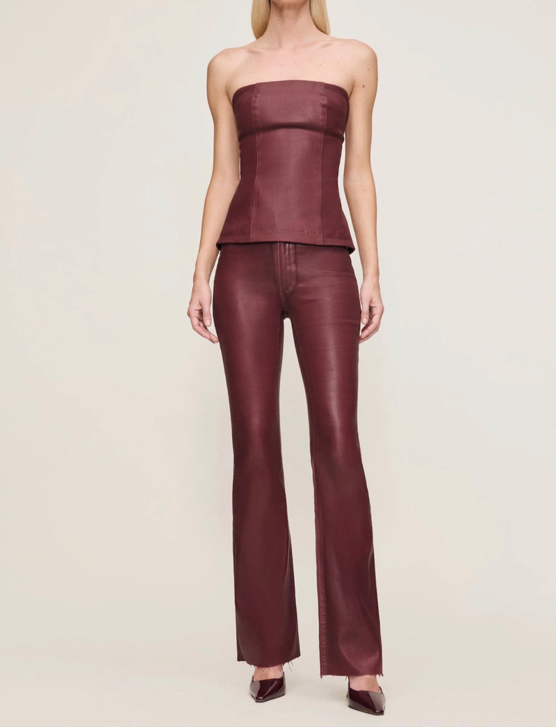 DL1961 Bridget Boot High Rise Instasculpt™ 33" Jeans - Saffron Coated