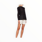 0039 ITALY Juliet Blouse - Black