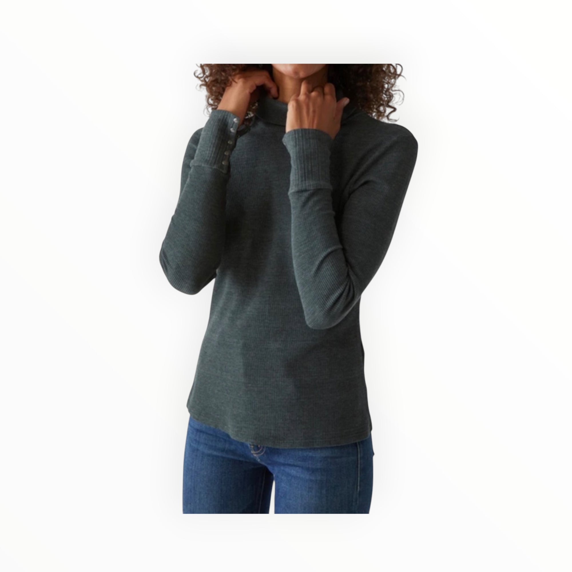 Michael Stars Mara Turtleneck - Dark Ivy