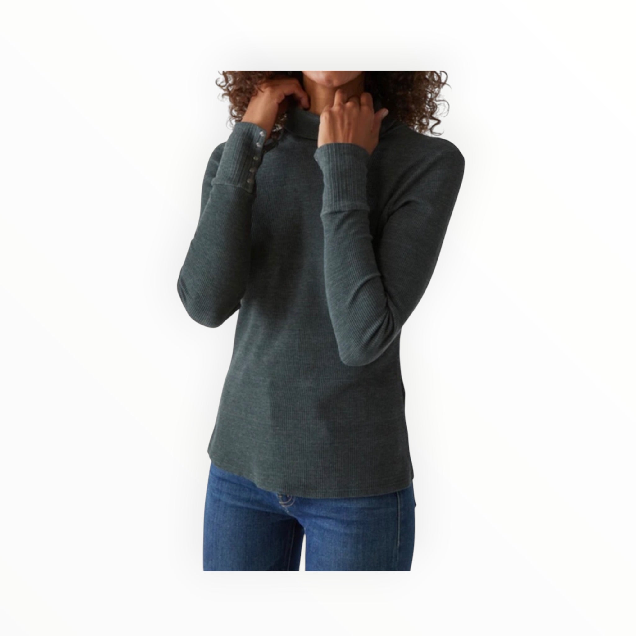Michael Stars Mara Turtleneck - Dark Ivy