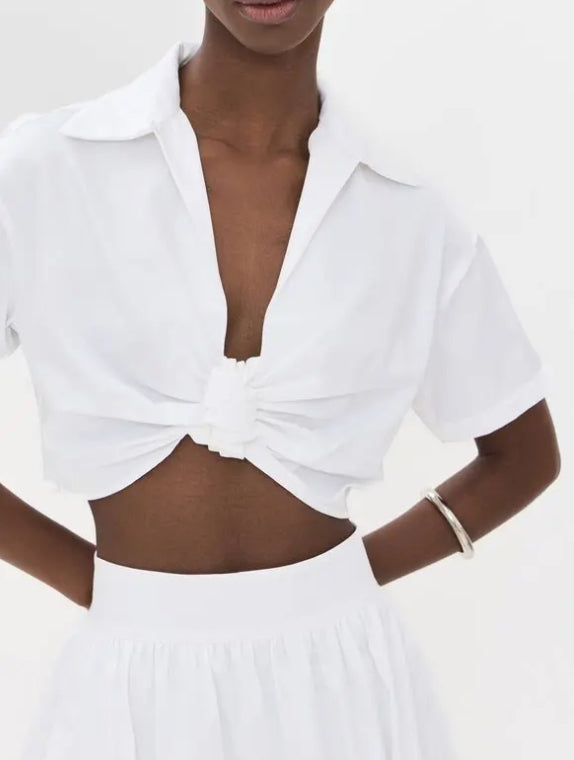 de loreta Myriam Blouse - White