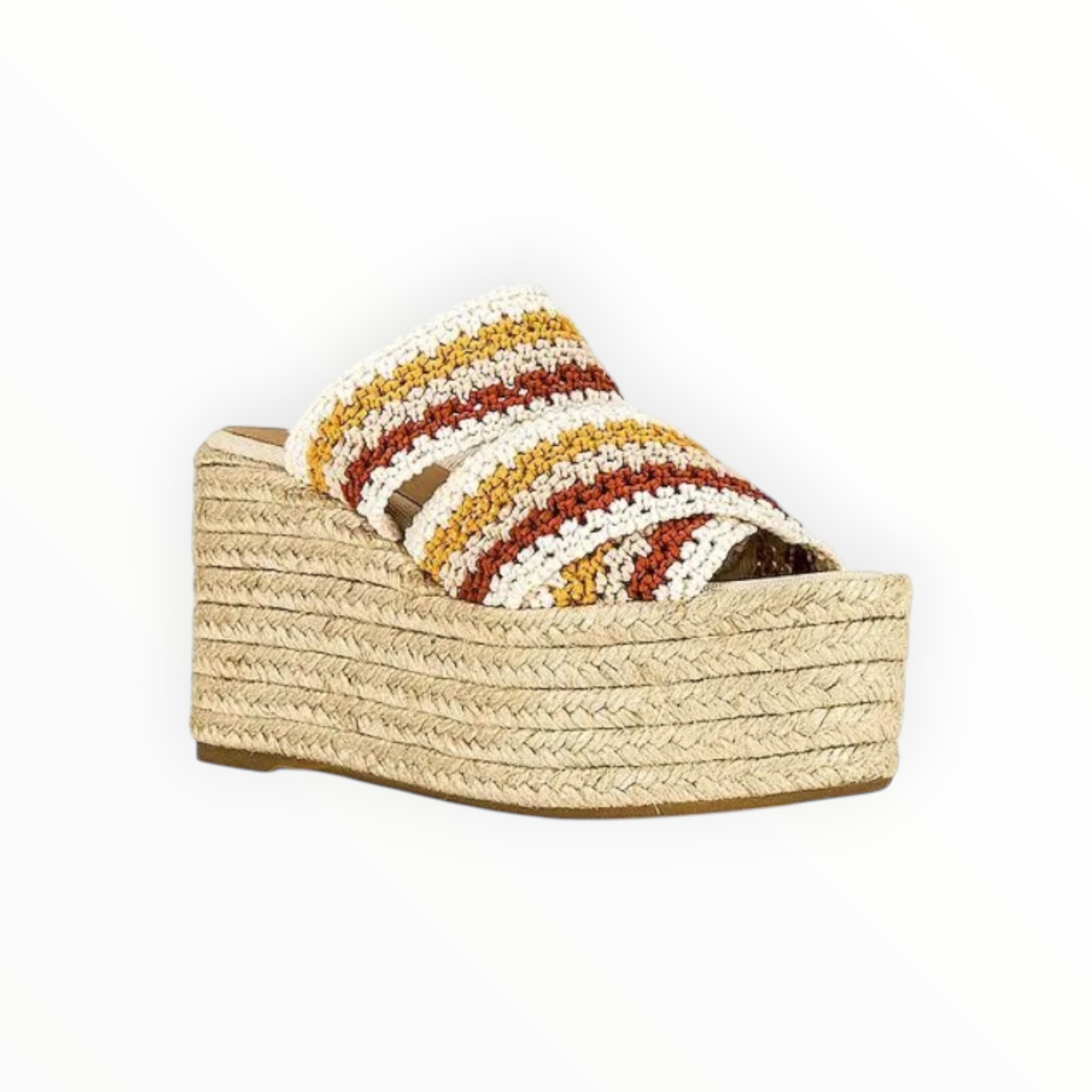 Castañer Elsa Platform Slide - Neutral