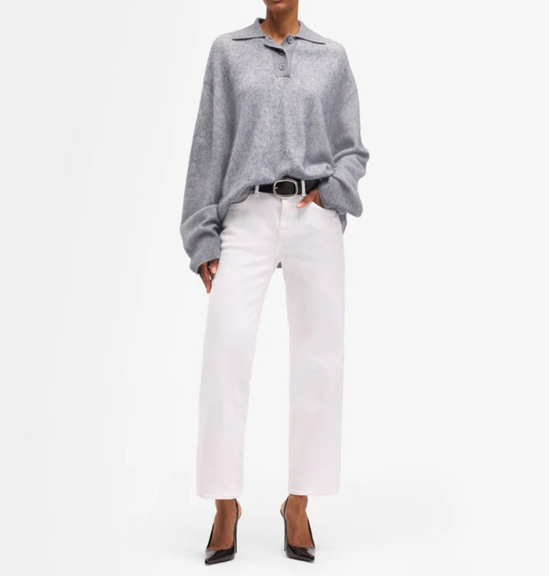 7 For All Mankind Luxe Vintage Calie Straight Ankle - Soleil
