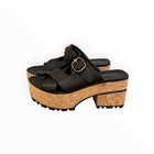 Homers Venice Wedge Sandal - Black