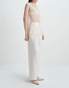 Rue Sophie Ananya Sequinced Mesh Top - Crème