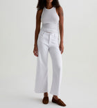 AG Jeans Saige Wide Leg Crop - Gallery White