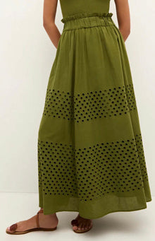Marie Oliver Draper Skirt - Pesto