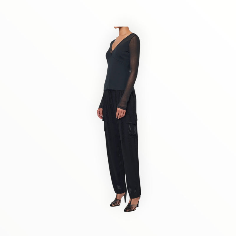 Raquel Allegra Poppy Top - Black