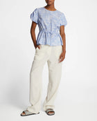 Munthe Finonola Top - Light Blue