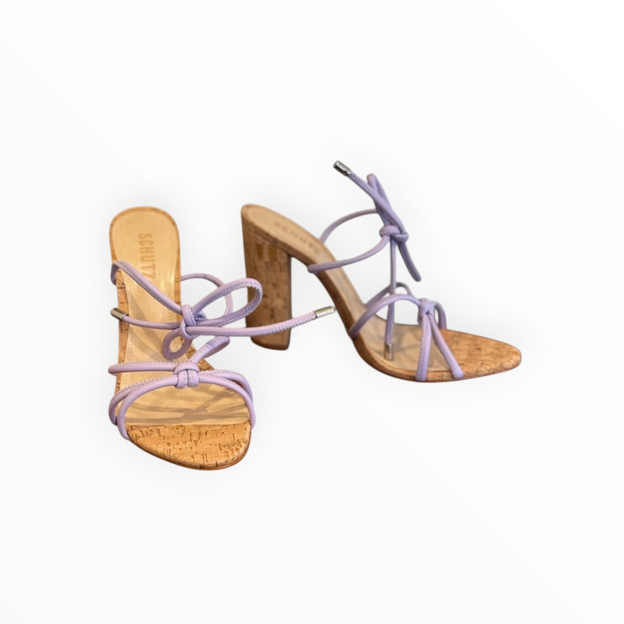 Schutz Suzy Heels - Smoky Grape