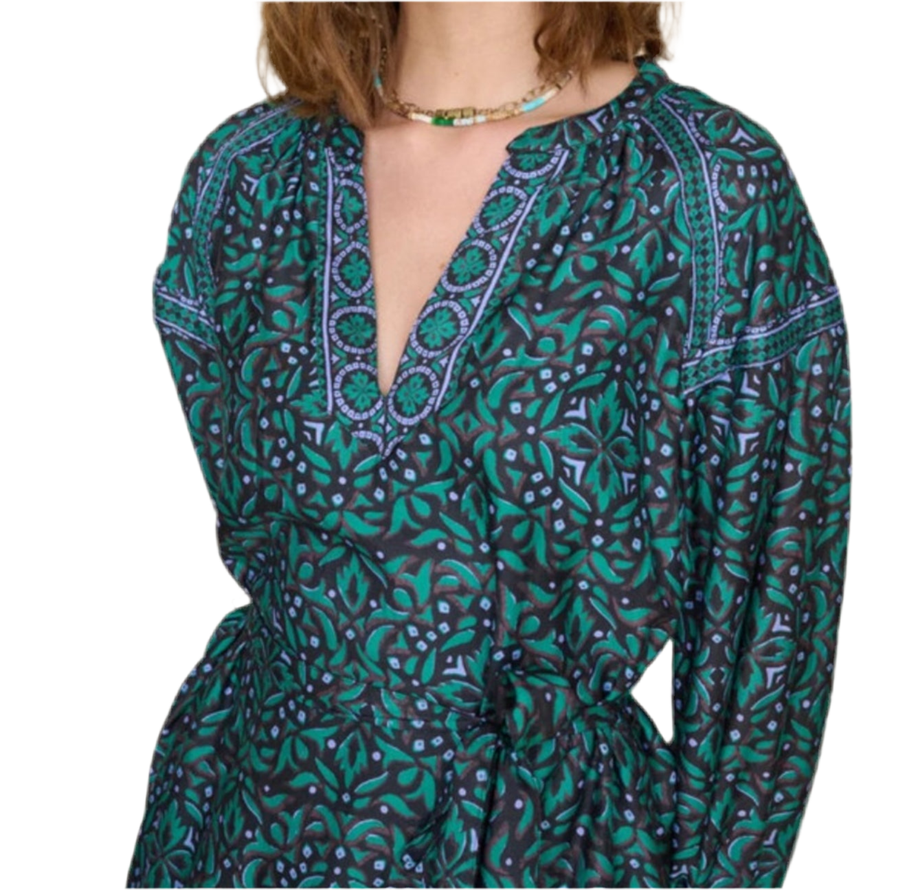 Xirena Isobel Dress - Green Smoke