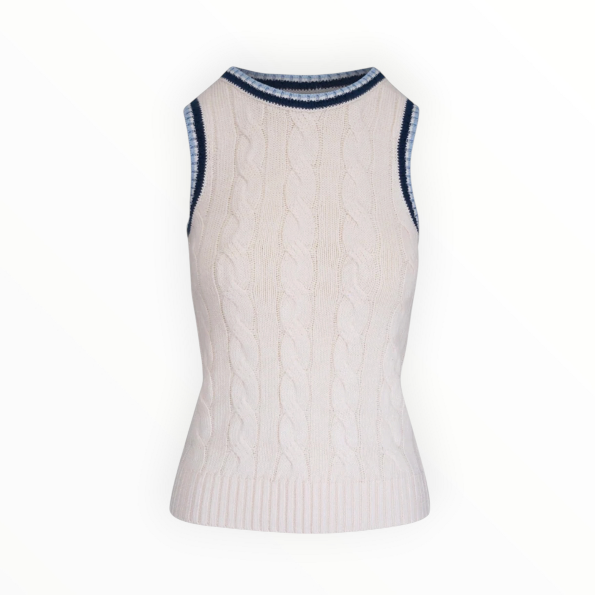 Veronica Beard Jerrell Knit Tank - Off White