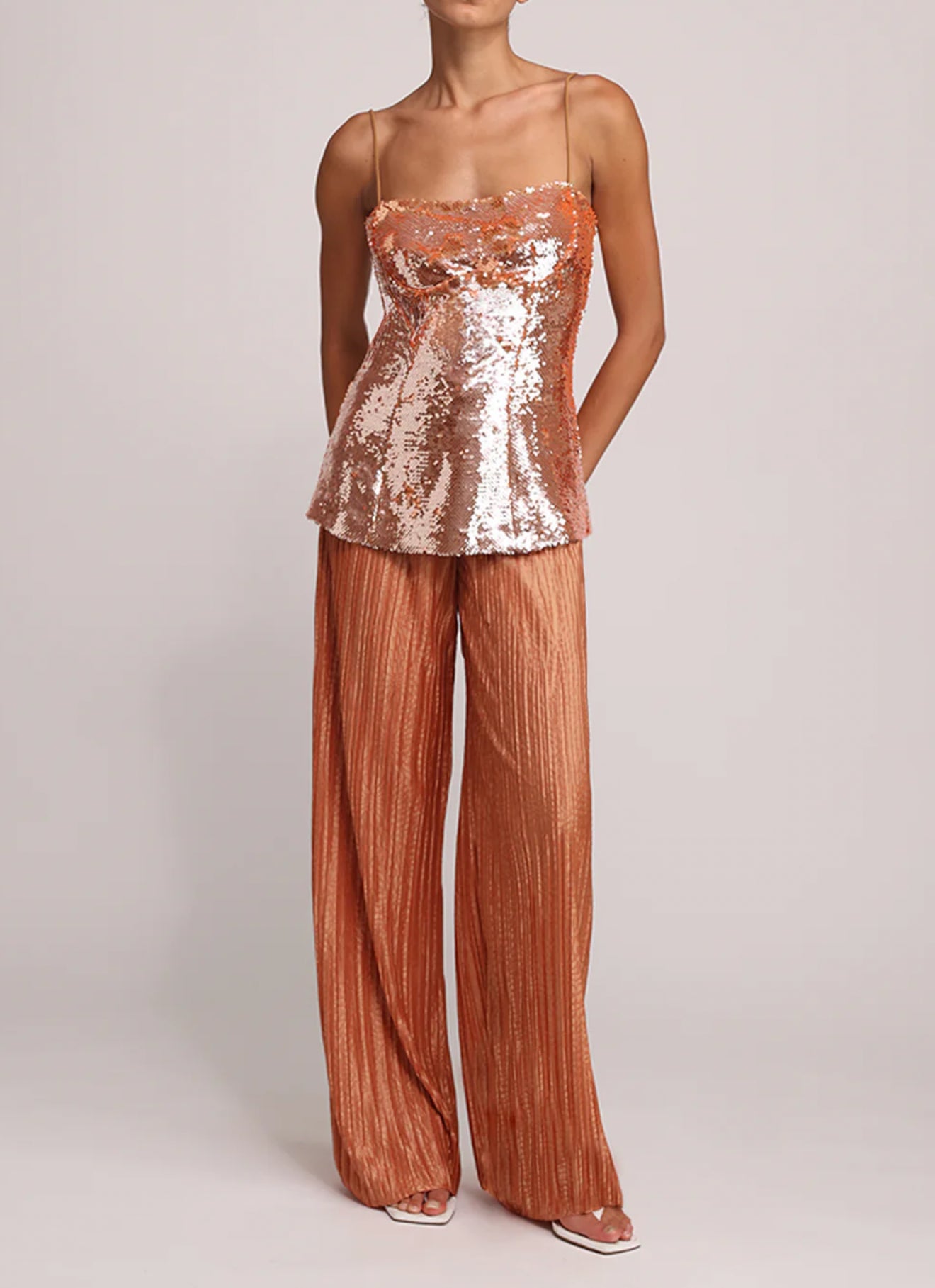 Sabina Musayev Mackenzie Top - Copper