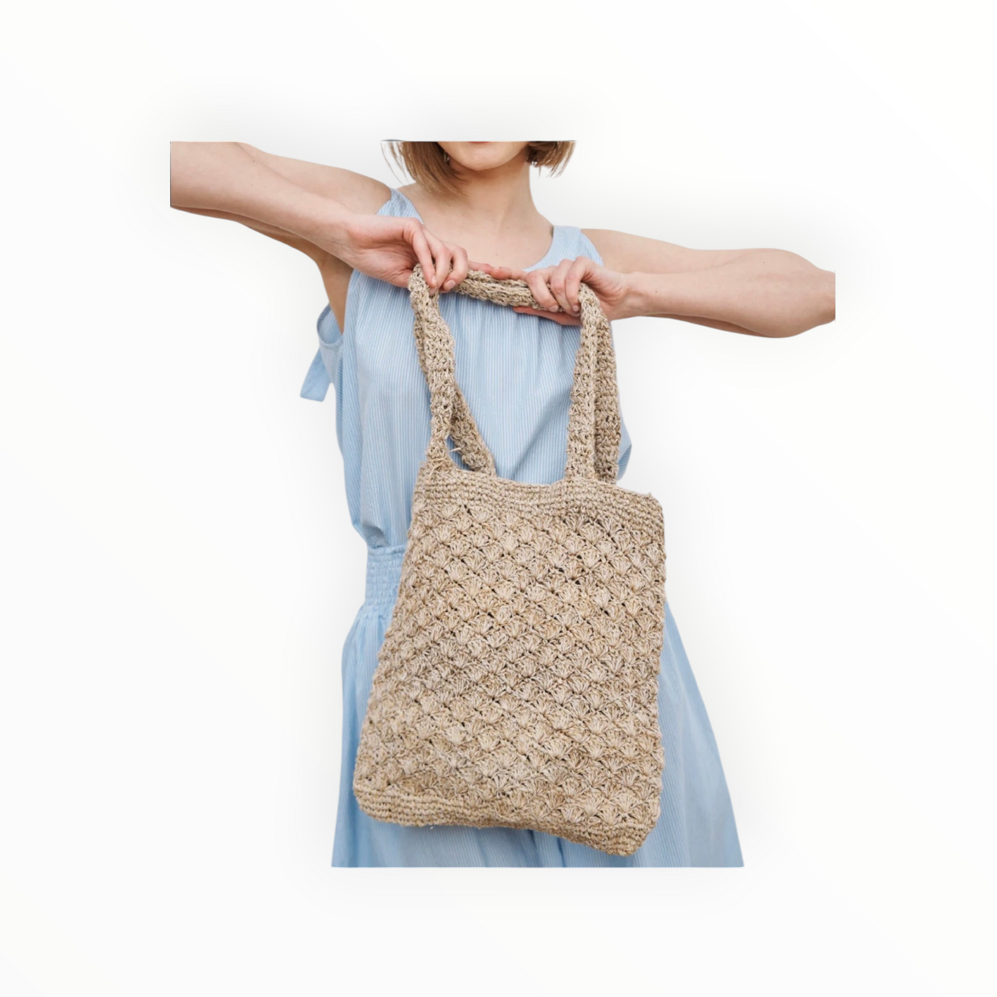 CARE BY ME Beach Tote Bag  - Nature