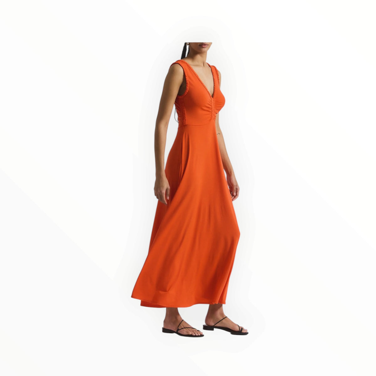 Derek Lam 10 Crosby Misha Dress - Tangerine