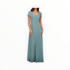 Kay Unger Fatima Gown - Cyan Blue