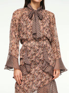 MISA Maris Top - Brown Paisley Mix
