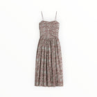 Apiece Apart Jana Ruched Bodice Maxi - Clay Floral