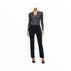 DL1961 Mara Straight Mid Rise Instasculpt Ankle Jeans - Black