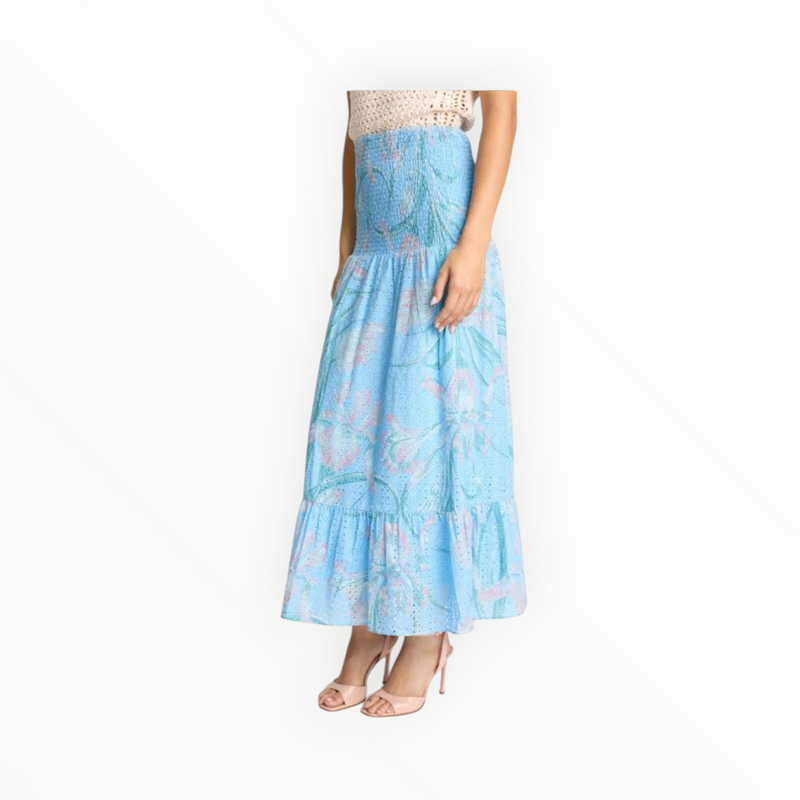 Caballero Chablis Skirt - Blue Ink & Bloom