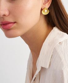 Hermina Gold Plated Kochyli Earrings