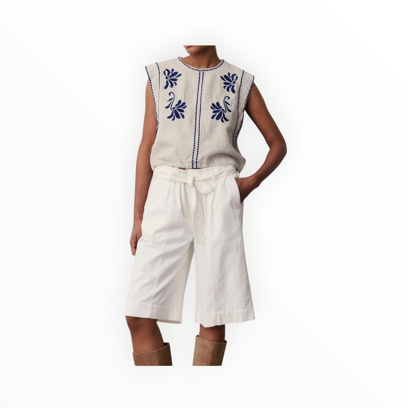Melissa Nepton Reine Top - Light Beige