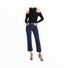 Jonathan Simkhai Gillian Cold Shoulder Sweater - Black