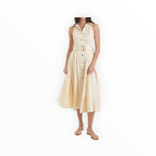Karina Grimaldi Zarae Solid Dress - Pastel Yellow