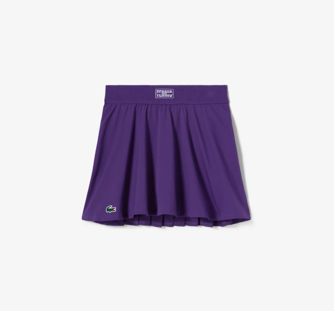 Lacoste Pleated Back Ultra-Dry Tennis Skirt - Purple