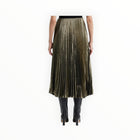 Margaret O'Leary Pleated Skirt - Metallic
