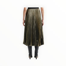 Margaret O'Leary Pleated Skirt - Metallic