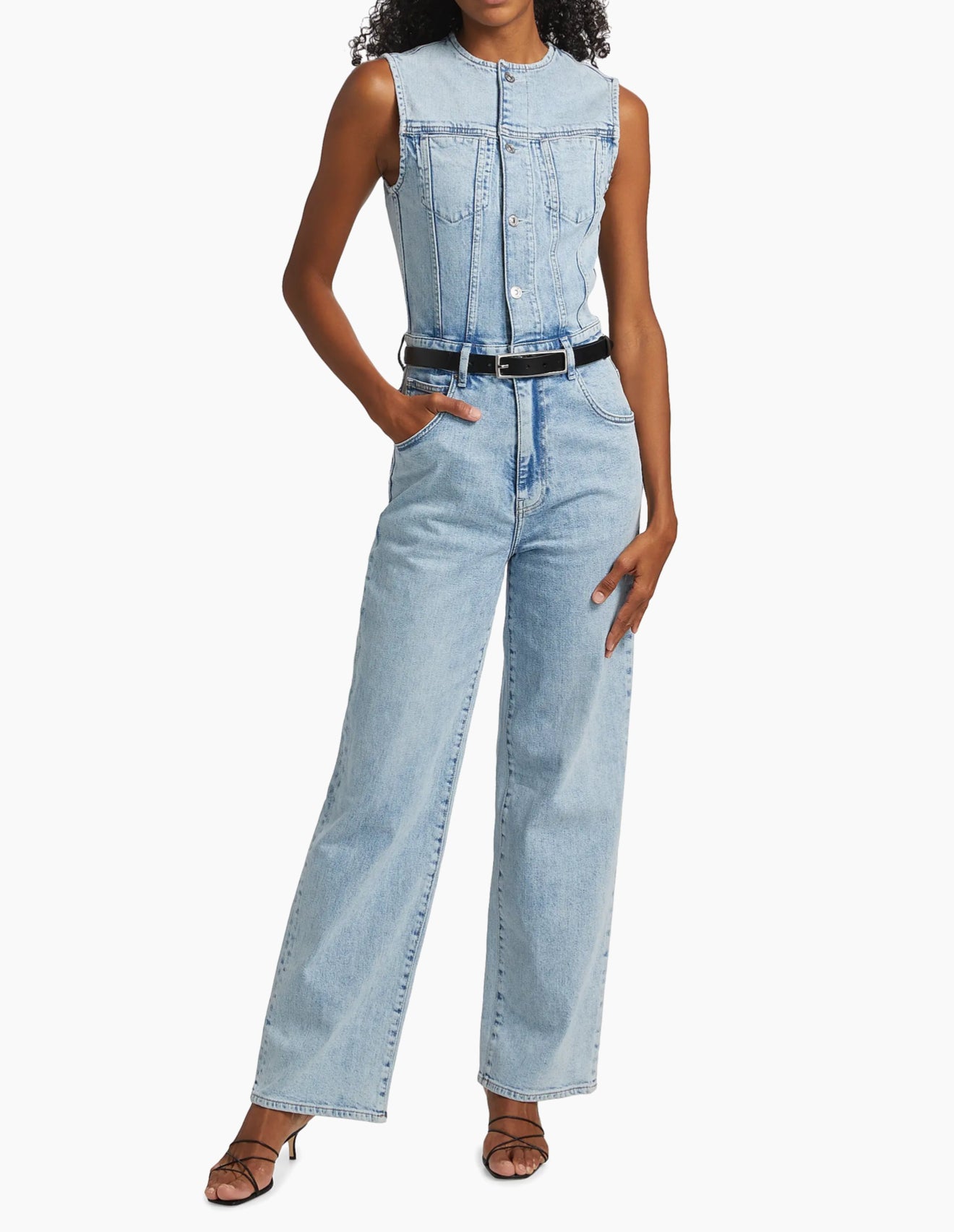 Paige Cirie Denim Jumpsuit - Mezza