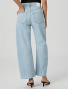 Paige Arellia Ankle Jeans With Wide Undone Hem - Fernanda