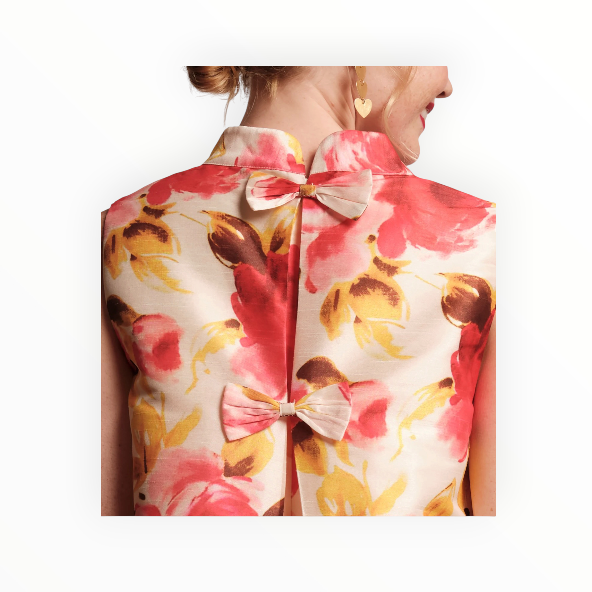 Frances Valentine Sleeveless Diplomat Mini Dress - English Rose