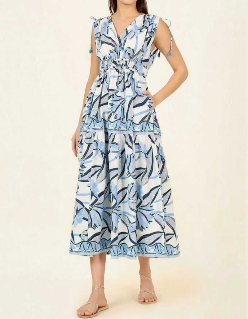 Omika Rosalita Midi Dress - Neela Sea