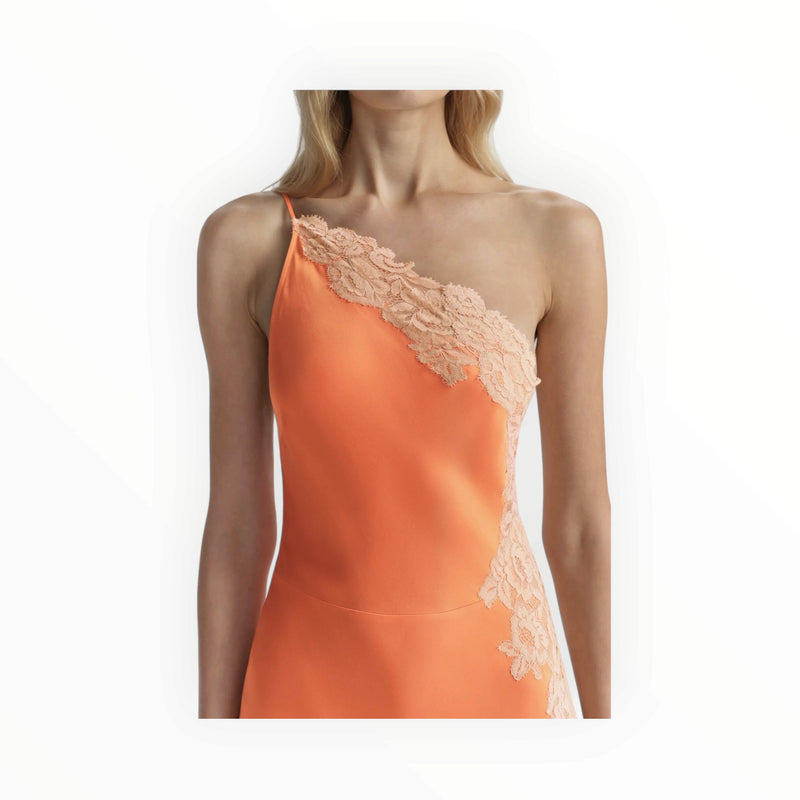 A.L.C. Lou Dress - Vivid Orange/Pale Blush